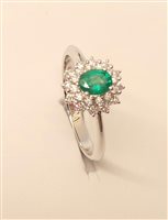 Ringe Salvini Dame Celine in Weißgold Smeraldo 20071244-13 - 20071244-13